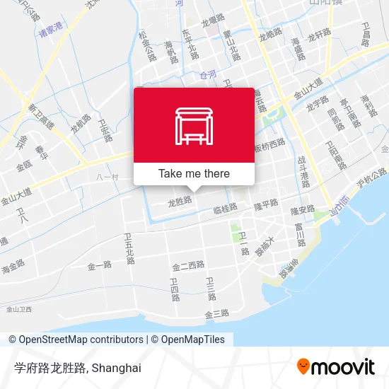 学府路龙胜路 map