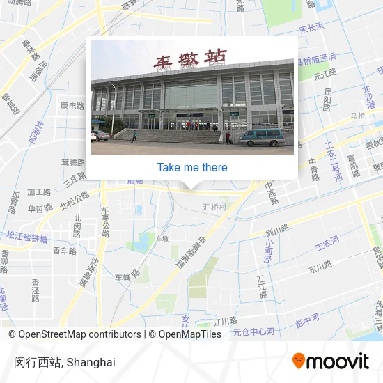 闵行西站 map