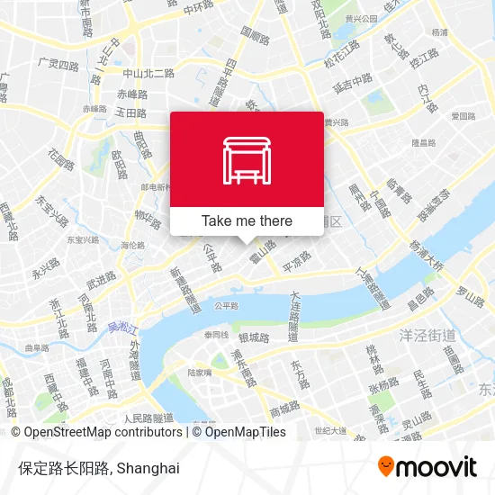 保定路长阳路 map