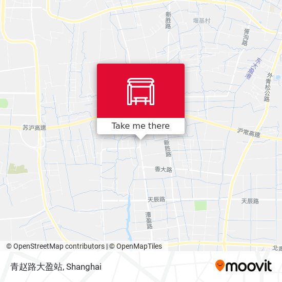 青赵路大盈站 map