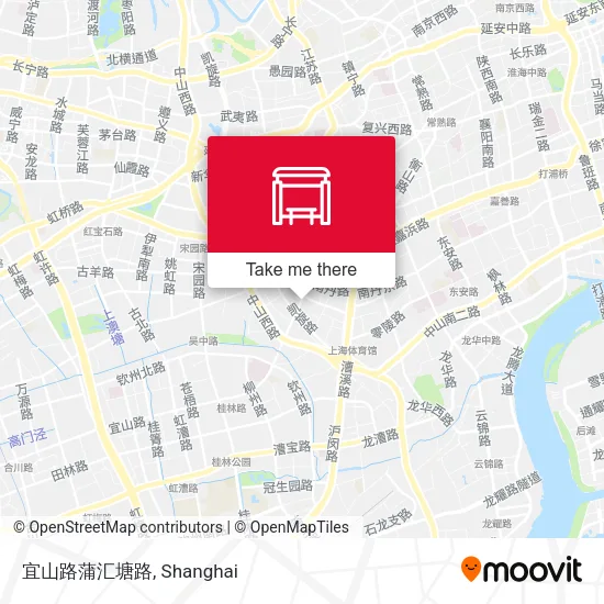 宜山路蒲汇塘路 map