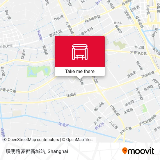联明路豪都新城站 map