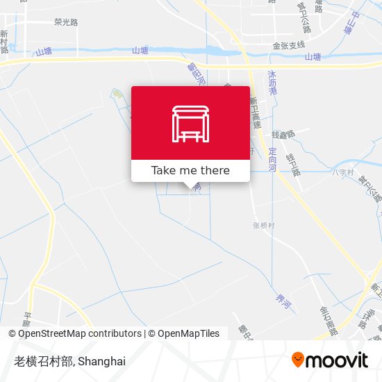 老横召村部 map