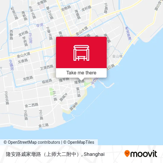 隆安路戚家墩路（上师大二附中） map