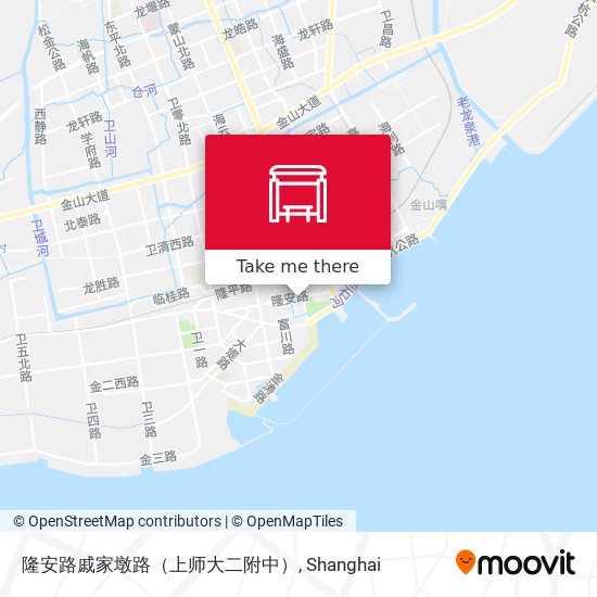 隆安路戚家墩路（上师大二附中） map