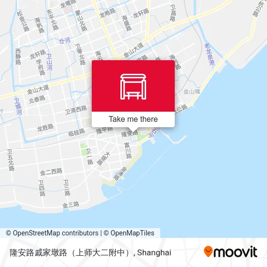 隆安路戚家墩路（上师大二附中） map