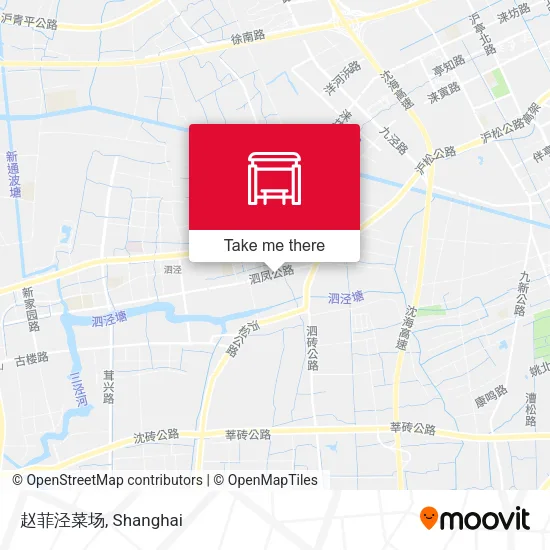赵菲泾菜场 map