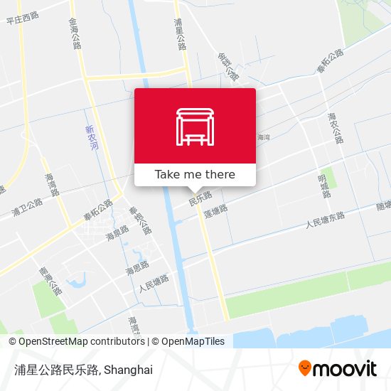 浦星公路民乐路 map
