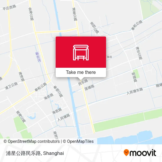 浦星公路民乐路 map