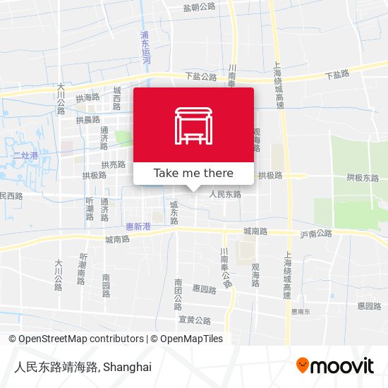 人民东路靖海路 map