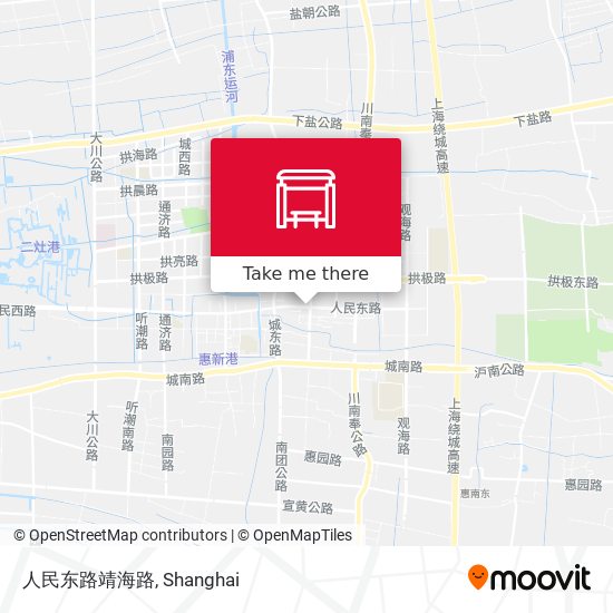人民东路靖海路 map