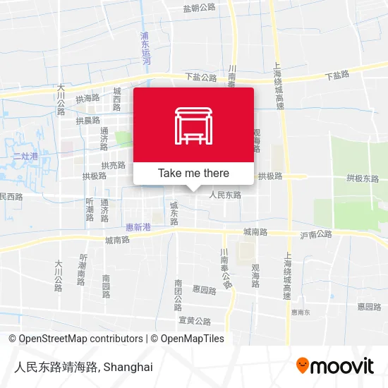 人民东路靖海路 map