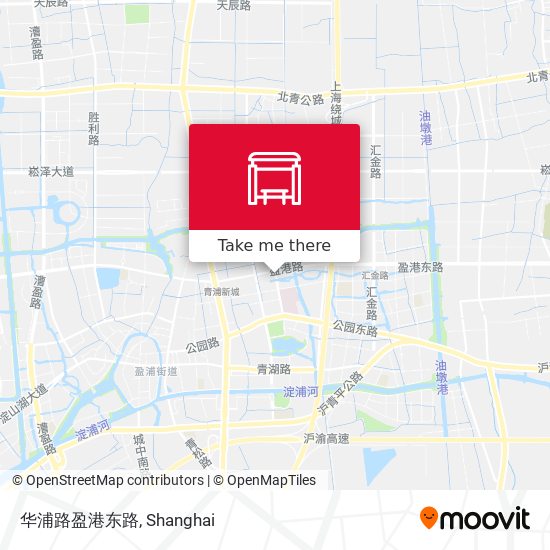 华浦路盈港东路 map
