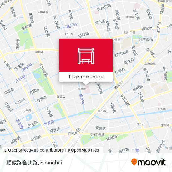 顾戴路合川路 map