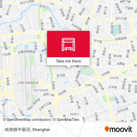 哈密路中新泾 map