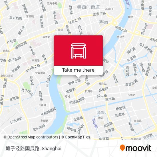 塘子泾路国展路 map