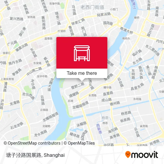 塘子泾路国展路 map