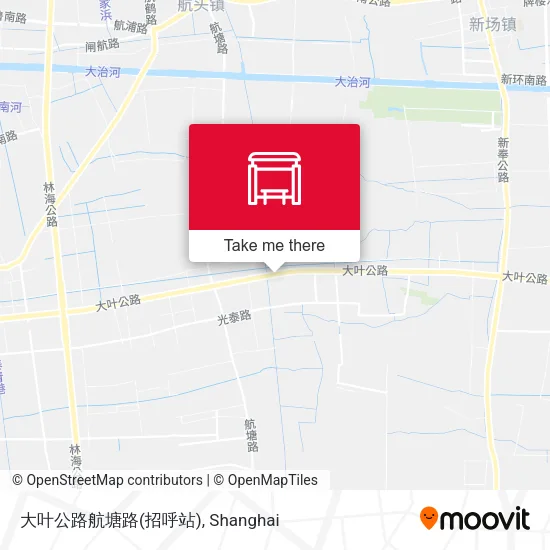 大叶公路航塘路(招呼站) map