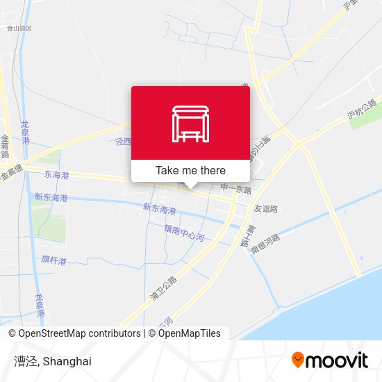 漕泾 map