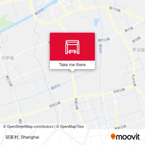 胡家村 map