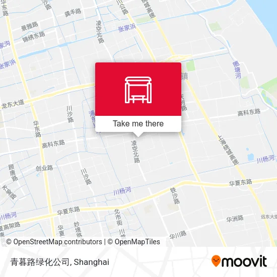 青暮路绿化公司 map