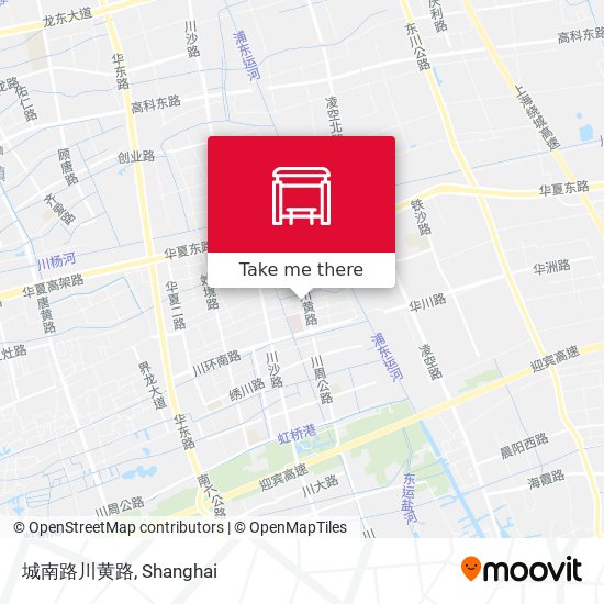 城南路川黄路 map