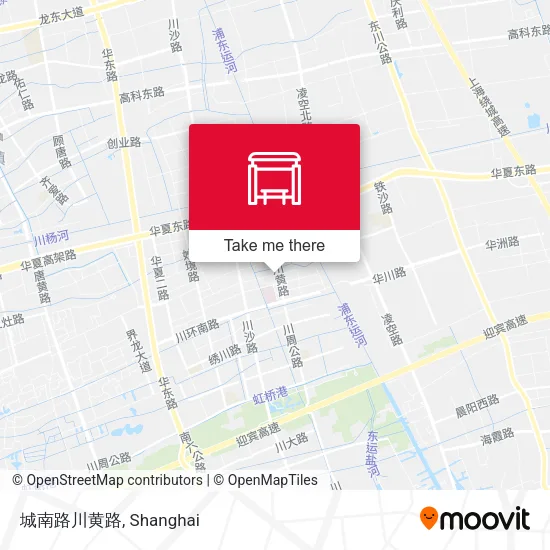 城南路川黄路 map