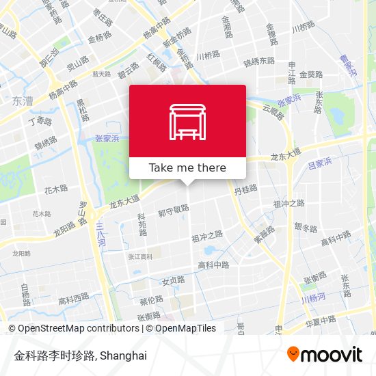 金科路李时珍路 map