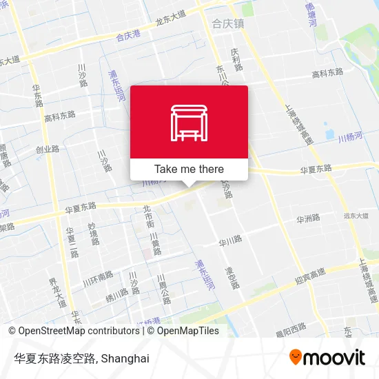 华夏东路凌空路 map