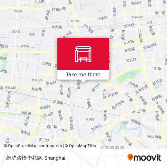 新沪路怡华苑路 map