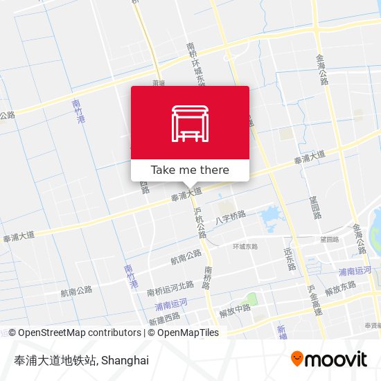 奉浦大道地铁站 map