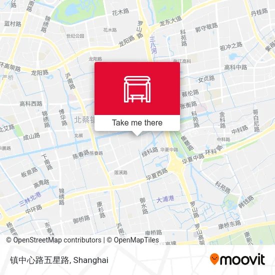 镇中心路五星路 map