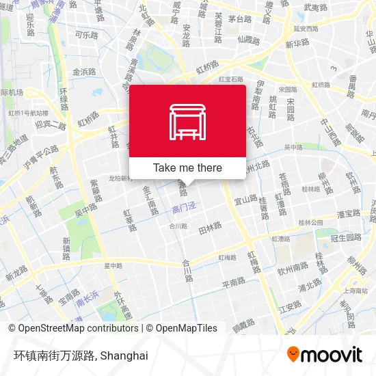 环镇南街万源路 map