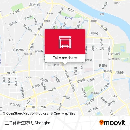 三门路新江湾城 map