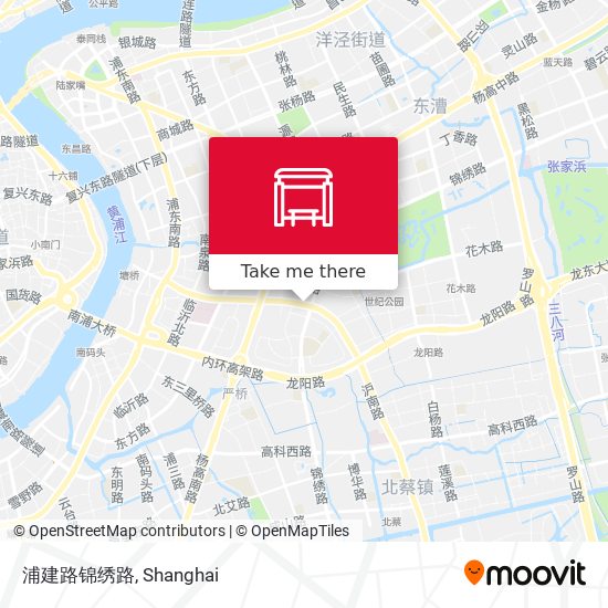浦建路锦绣路 map