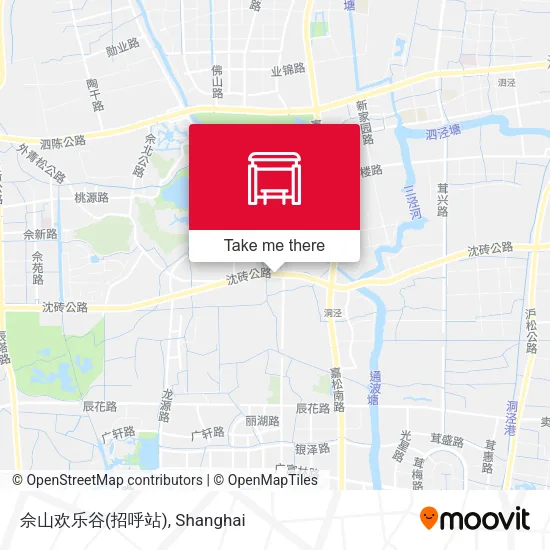 佘山欢乐谷(招呼站) map