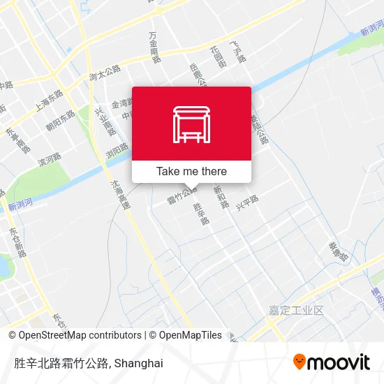 胜辛北路霜竹公路 map