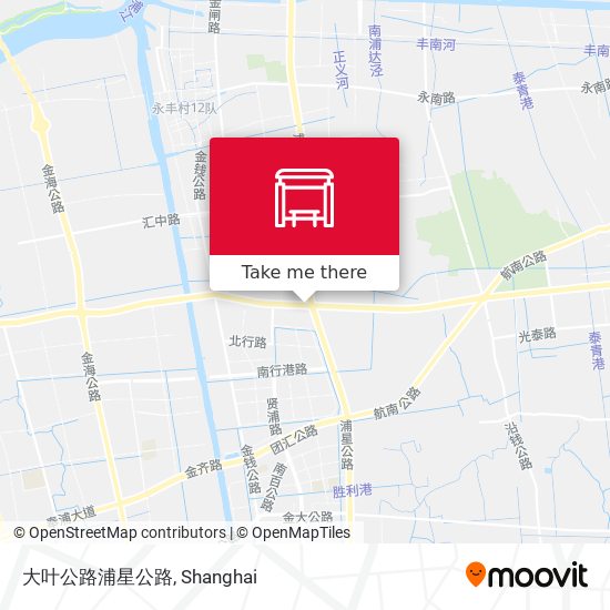 大叶公路浦星公路 map