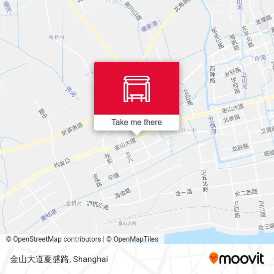 金山大道夏盛路 map