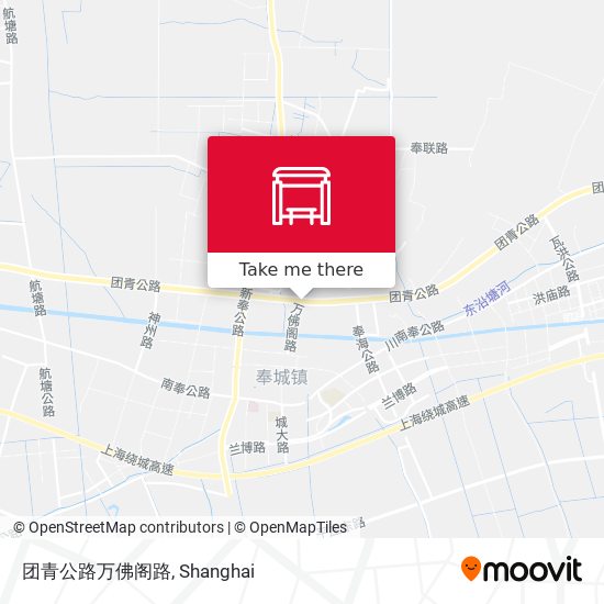 团青公路万佛阁路 map