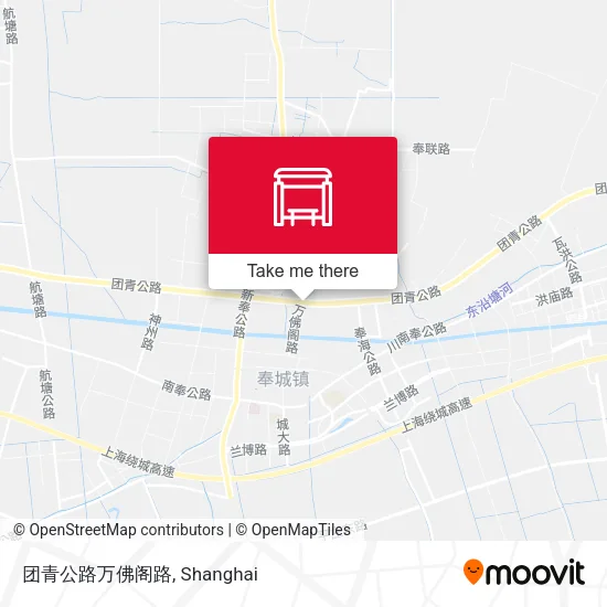 团青公路万佛阁路 map
