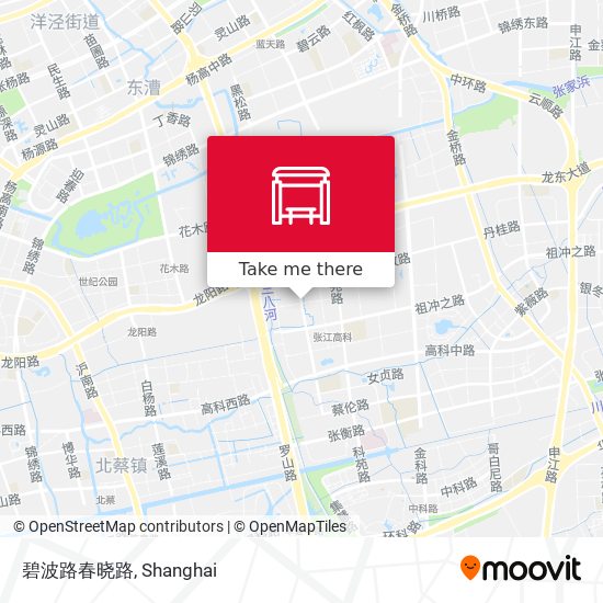 碧波路春晓路 map