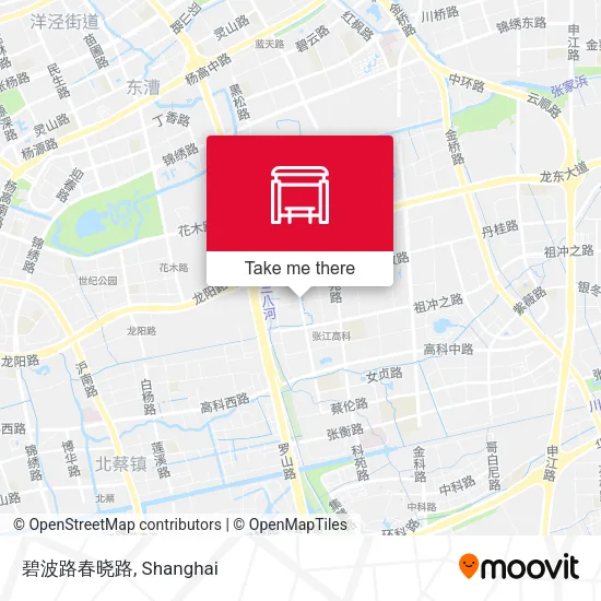 碧波路春晓路 map