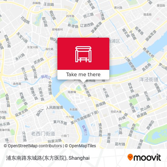 浦东南路东城路(东方医院) map