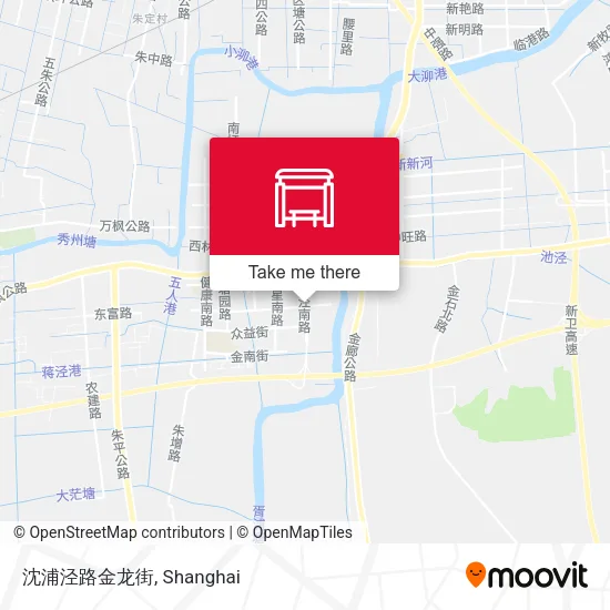 沈浦泾路金龙街 map