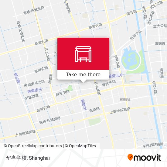 华亭学校 map