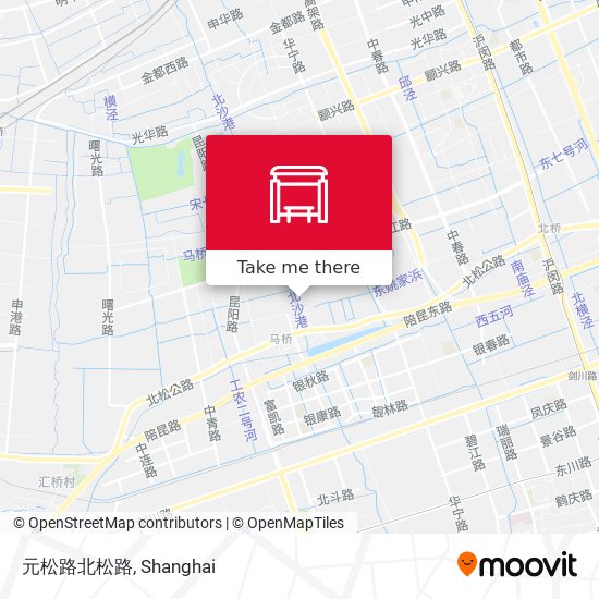 元松路北松路 map