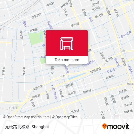元松路北松路 map
