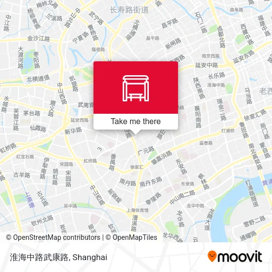 淮海中路武康路 map