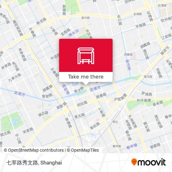 七莘路秀文路 map